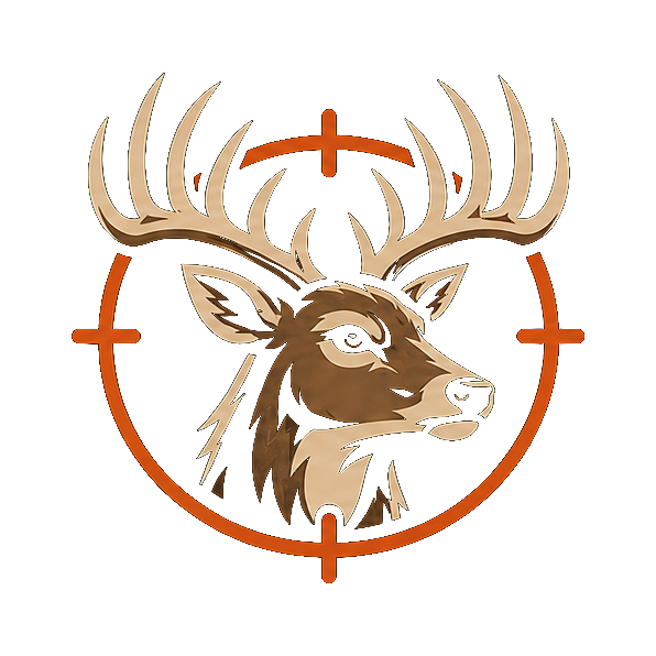 Buck Stops Here twelve-point buck logo